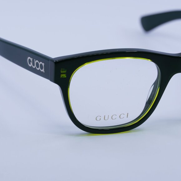 Gucci GG1796O 004 Eyeglasses Green 52mm Square Frame - Picture 4 of 10